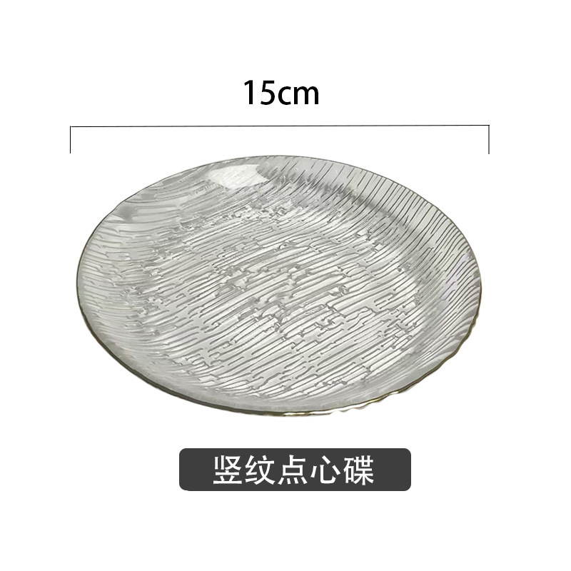 Plato Frutas Vidrio Relieve - Hotel Hogar