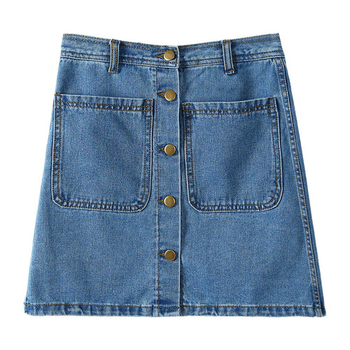Women's Spring and Summer New Semi-Skirt Student High-Waist Korean Style Word Skirt One-Size Hip-Hugging Short Skirt