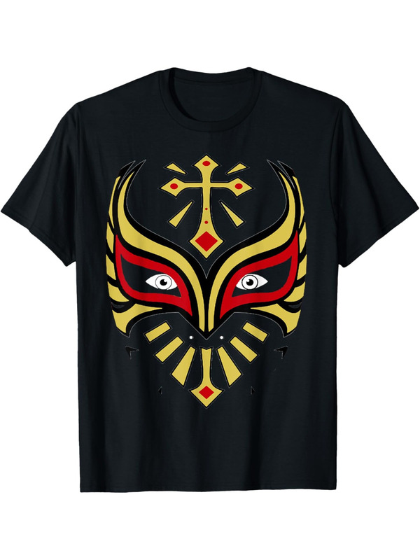 2025 Cross-Border European Code Las Libra Wrestler Caristico Mistico t Pure Cotton T-Shirt