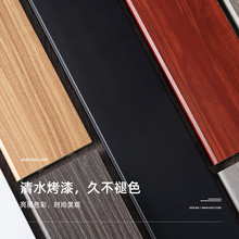 竹木纤维踢脚线平板精品高分子pvc防潮塑料免钉卡扣竹木纤维脚线