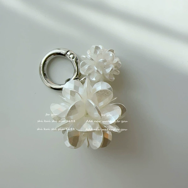 Snowflake ball double ball round ring buckle