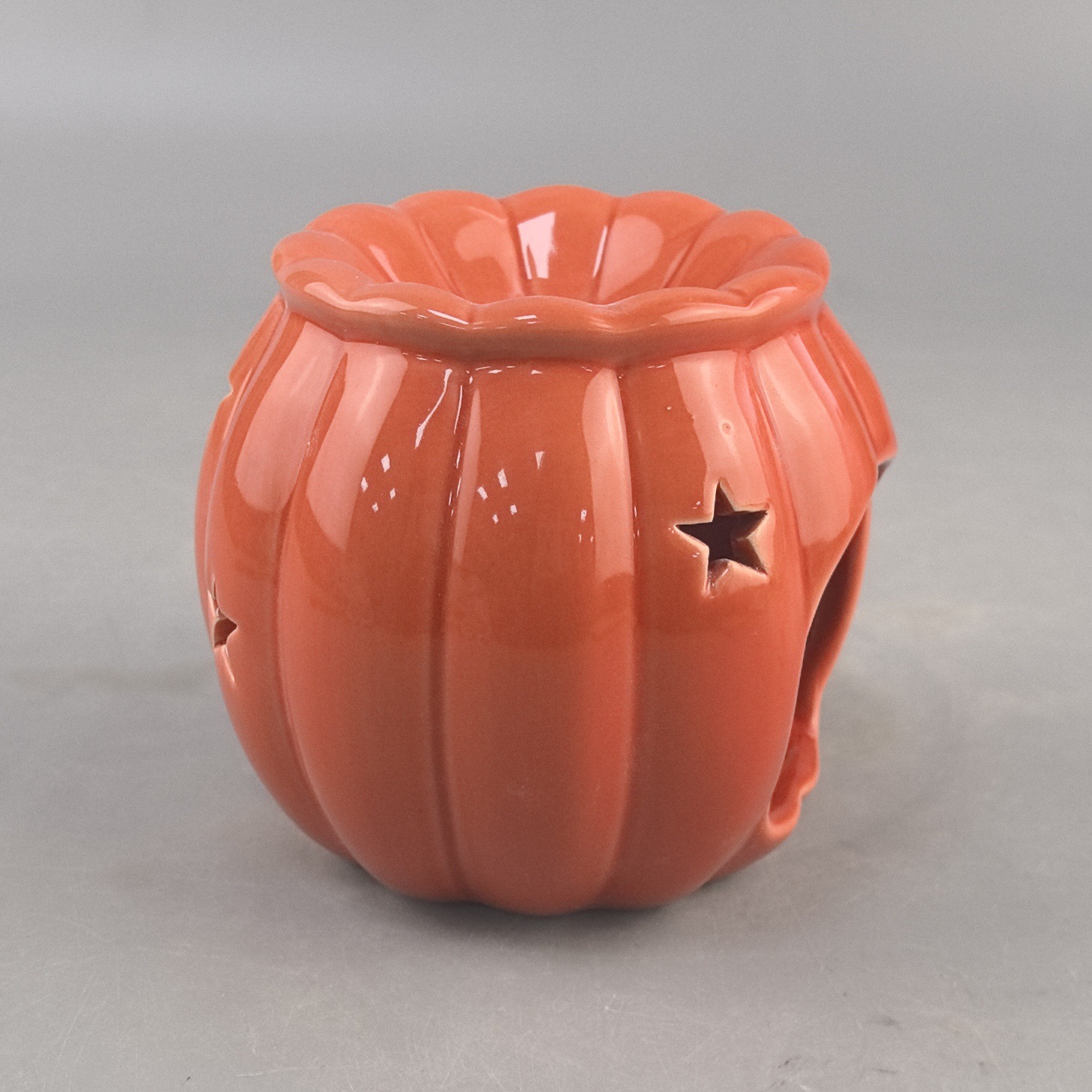 Quemador de incienso de cerámica con forma de calabaza para Halloween, hueco, para aromaterapia y aceites esenciales, decoración del hogar, venta al por mayor para fabricantes, calabaza de cerámica transfronteriza image 3