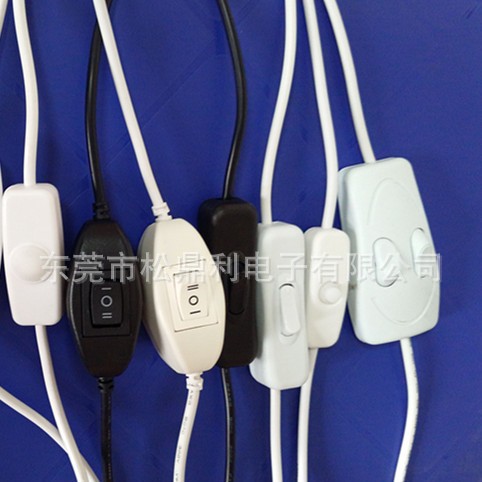 USB开关线USB调色开关线LED台灯线酷毙灯USB线夹子灯USB线