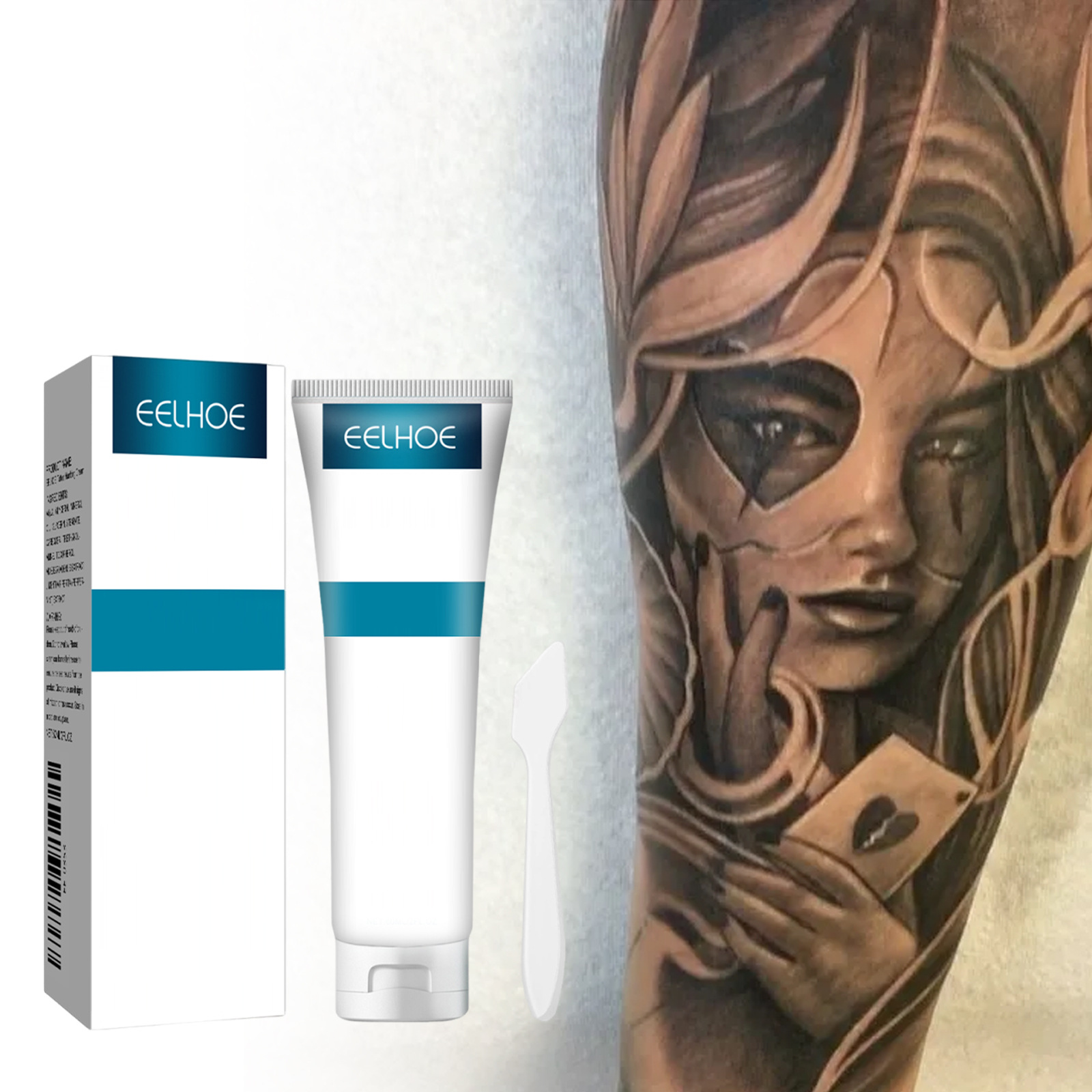 Elhoe Tattoo Care Cream Neutral Ingredients Provide Gentle Daily Care for the Body and Skin External Use Care Cream