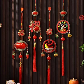 辣椒挂件;中国结;节庆用品