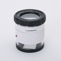 帶燈筒式30倍高倍高清照布鏡便攜檢布放大鏡TH9006B