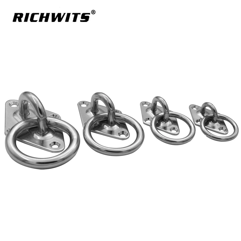 Потолочные крючки для подвесного стула для бокса, йоги, бокса, ручка из нержавеющей стали с круглым кольцом, ромбовидная фиксирующая пряжка.
