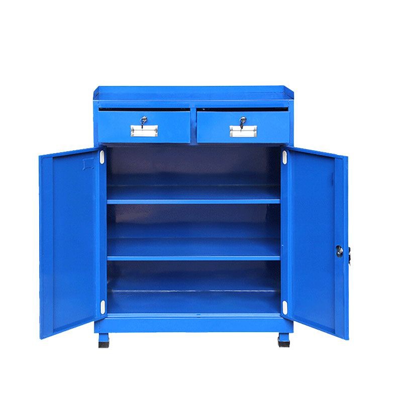 重型工具柜五金车间用铁皮柜汽修加厚工具箱工厂双