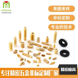 CNC加工;蜗杆