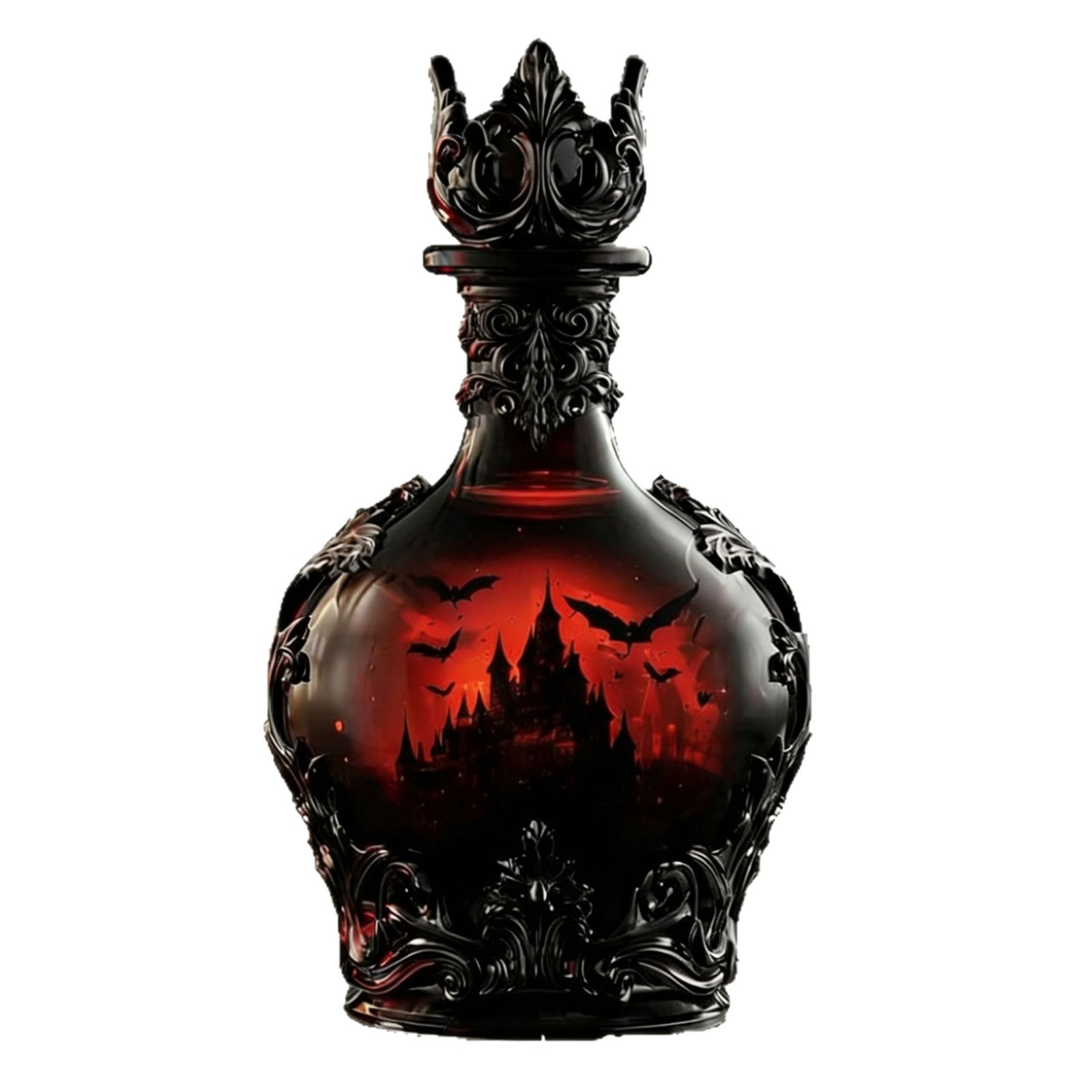Nuevos productos transfronterizos Botella de whisky estilo Pot Poción mágica Botella de whisky estilo Halloween