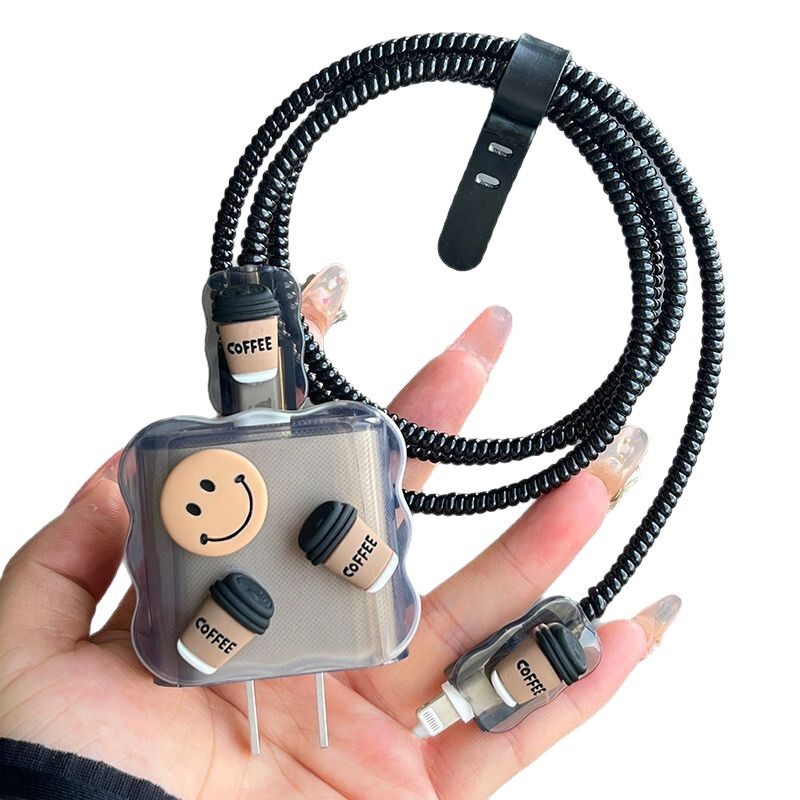 苹果16Pro充电器保护套适用快充头ipad苹果13快充20w数据线保护套|undefined