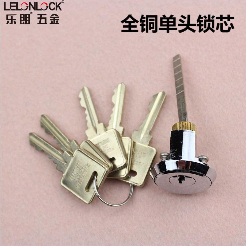 Puerta antirrobo 80 Núcleo de bloqueo de un solo cabezal Puerta de entrada Puerta de villa Núcleo de un solo lengüeta Cerradura antirrobo Cabeza con llave Núcleo de bloqueo americano