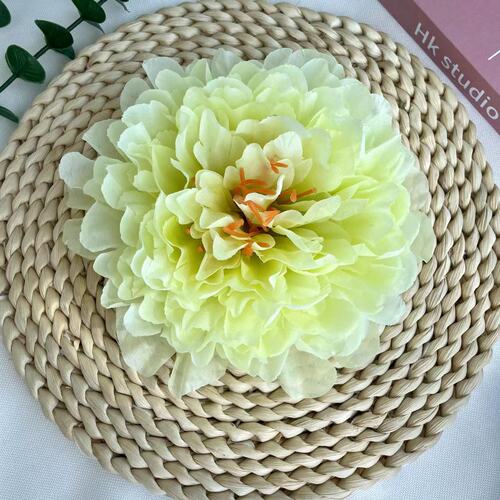 19cm large peony head simulation flower lantern decoration wedding floor arch flower arrangement gift box ornaments silk flowers