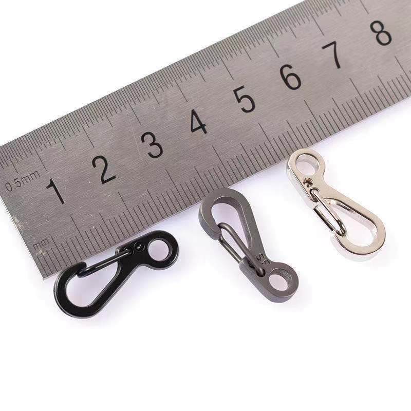 メーカー卸売ミニバックルペンダントペンダント弾性犬バックルキーホルダー卸売 EDC ロブスターバックル金属アクセサリーバックル|undefined