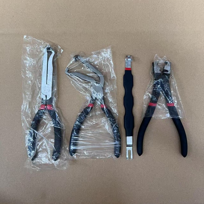 Красно-черная ручка (прямой плюс изгиб плюс разъем плюс красно-черная ручка-тиски)