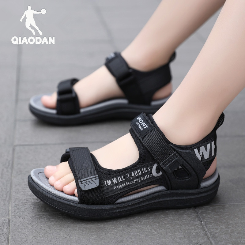 Jordan Boys' Sandals, New Summer Style Student Sports Beach Shoes, Wear-Resistant, Non-Slip Casual Shoes for Older Children, Soft Soles Jordan Boys' Sandals, New Summer Style Student Sports Beach Shoes, Wear-Resistant, Non-Slip Casual Shoes for Older Children, Soft Soles