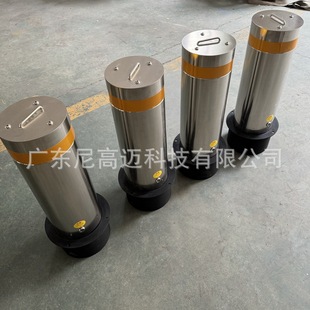 Mobile Anti-Collision Metal Column Hydraulic Adjustable Isolation Car Stop Pier Hotel Resort Hospital Manual Road Pile