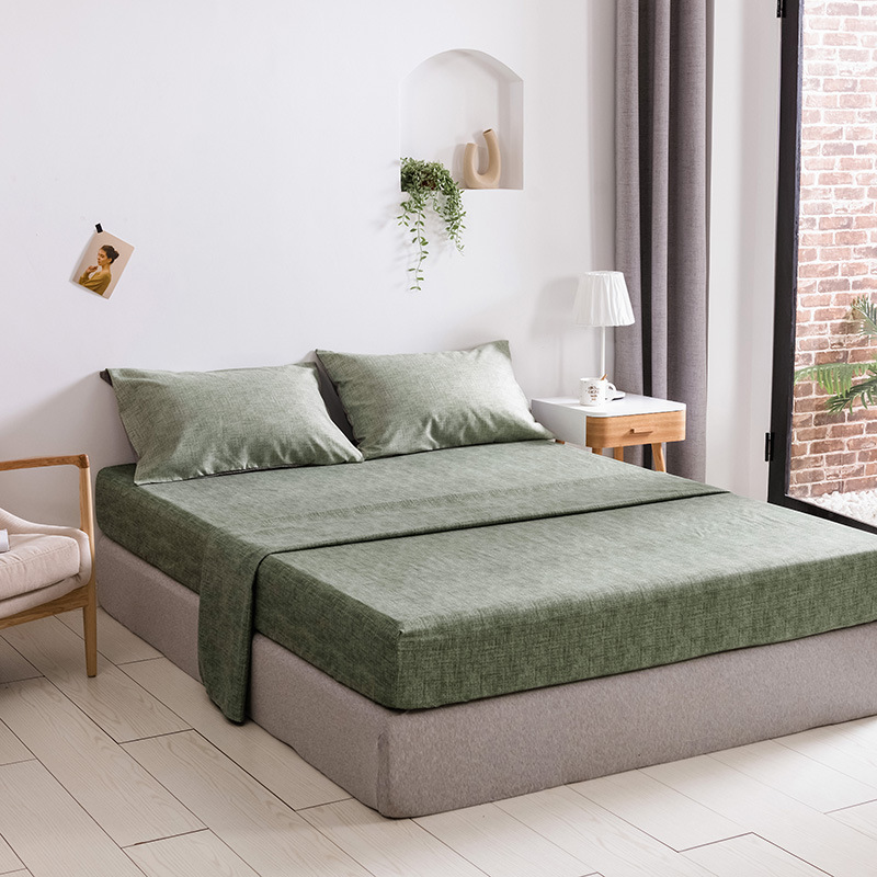 跨境家纺四件套一件代发速卖通亚马逊床上用品床单床笠枕套欧美码