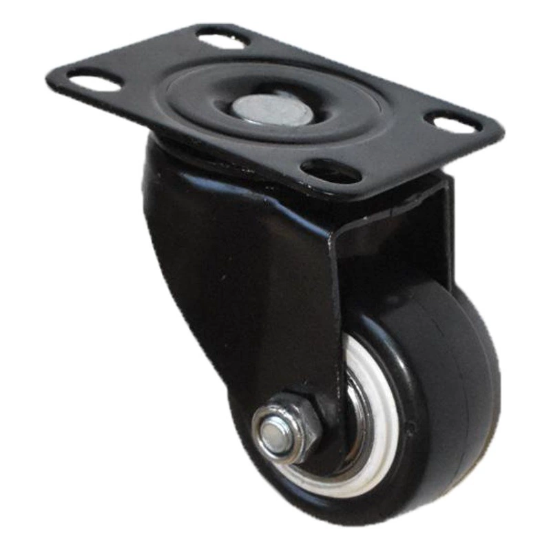 Оптовая золотой бриллиант Универсальный рицинус 1,5 черная мебель игрушка руль палатка движущееся колесо полиуретановое колесо