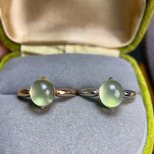 ��Ȼ����ʯ��ָ ���N��ɹ⾧�w�Ƀ�925�y�����Ƕ��ʯ7*8mm