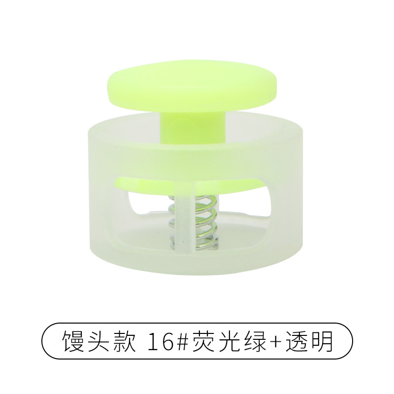 Rebecca primavera hebilla de plástico solo agujero ajuste botón campana tapa doble agujero hebilla de cuerda redonda negro cerdo hebilla de la nariz