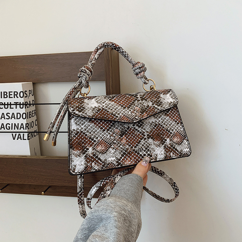 2025 Spring New All-match Ins Shoulder Bag Elegant Simple Small Square Bag High-end Internet Popular Women's Bag Trendy