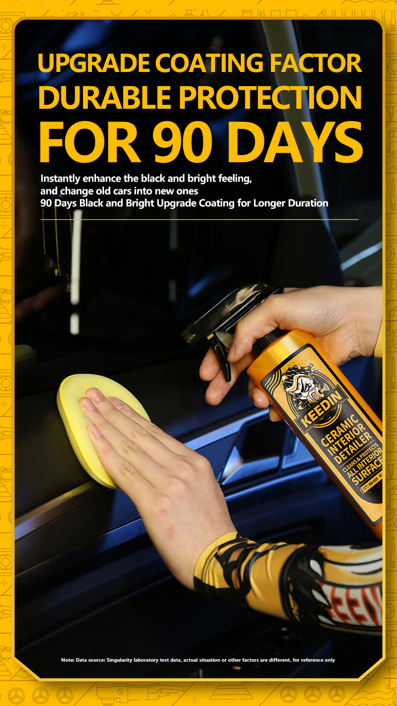 KEEDIN Qidian cross-border special interior coating agent maintenance agent car maintenance instrument panel leather cleaning agent