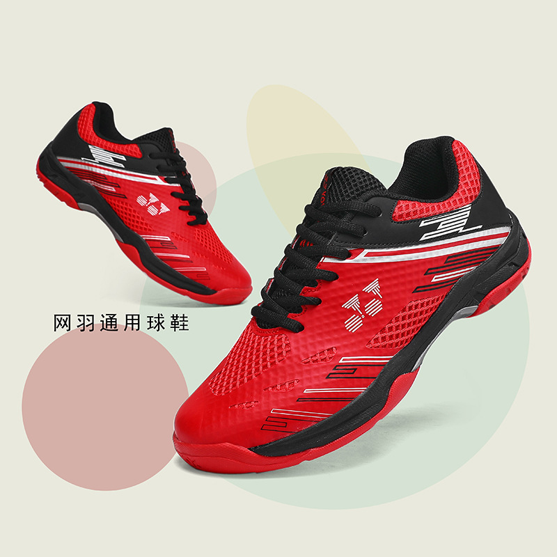 Cross-Border Supply Badminton Shoes Training Shoes Competition Men's and Women's Shoes Couple Sports Shoes Men's Shoes Shock-Absorbing Lightweight Tennis Shoes