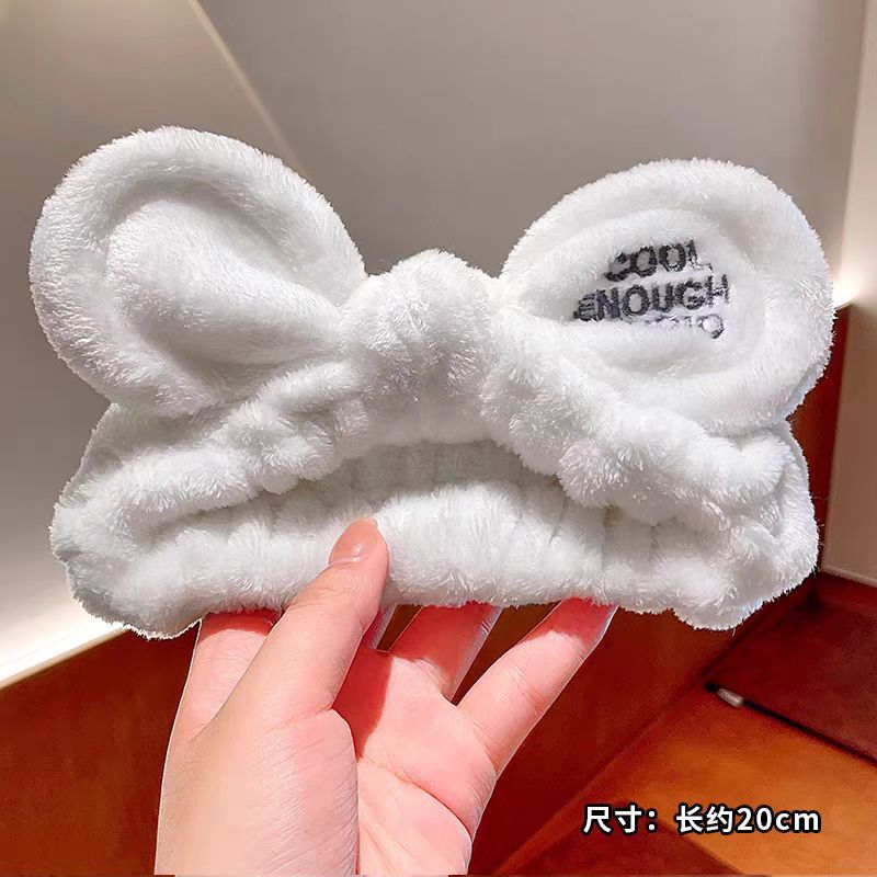 Cinta para el cabello para mujeres, mascarilla facial, cabello antideslizante especial, diadema, cabello no mojado, sin presión, flequillo, Liu Yifei, mismo estilo