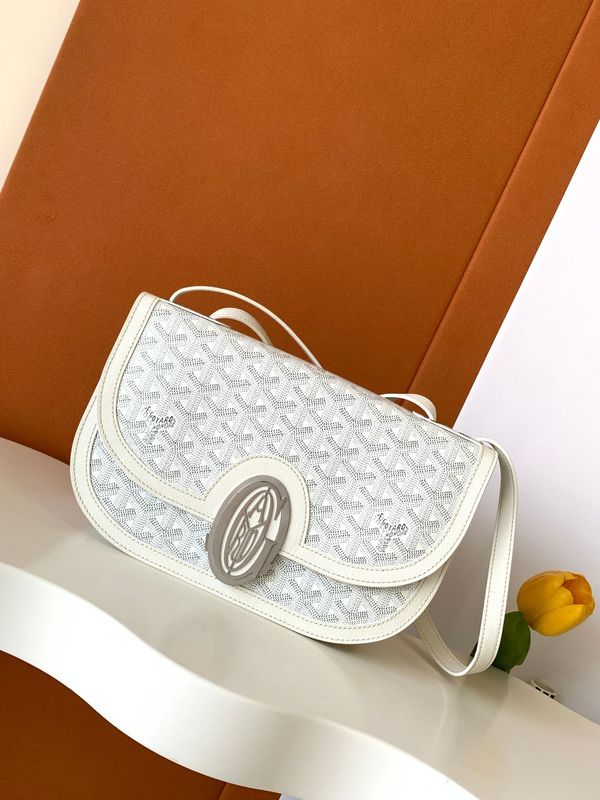 チャンネル商品 Goyard233 サドルバッグ ドッグトゥース トートバッグ プリント フラップ ゴヤバッグ サンタニリ メッセンジャーバッグ|undefined
