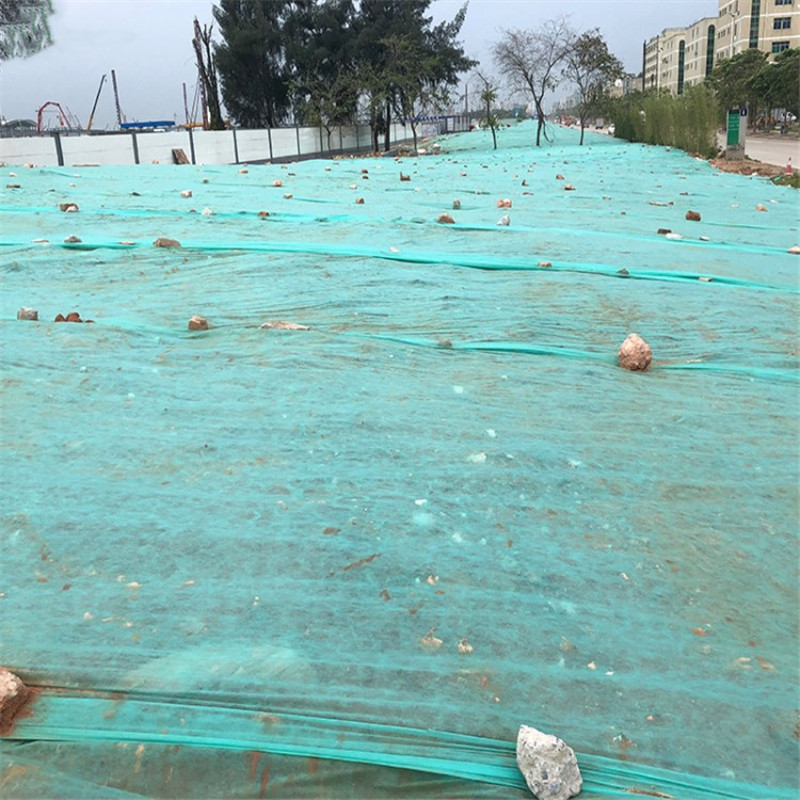厂家直供防尘盖土园林育苗护坡无纺布材料草坪绿化工程无纺布绿色
