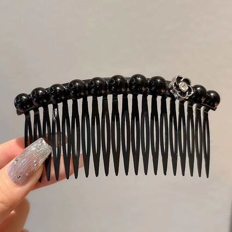 Peine Horquilla con Perlas de Plástico y Resina para Mujeres image 6