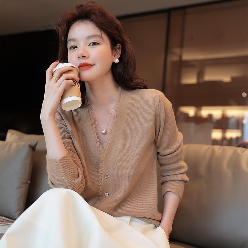 The Beloved Retro Handmade Whiskers Are Gentle and Atmospheric Unified Online Cashmere Sweater