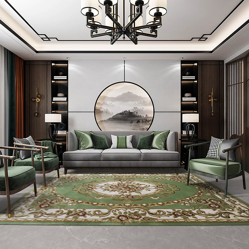 Fábrica de alfombra de sala de estar, alfombra de sofá, alfombra de té, alfombra de dormitorio, alfombra de espesor, alfombra resistente a la suciedad, fácil de cuidar, personalizada