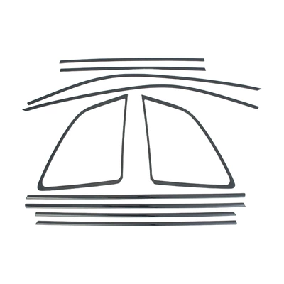 Suitable for Toyota Rav4 26: Other Automotive Exterior Supplies - bright-black-window-trim