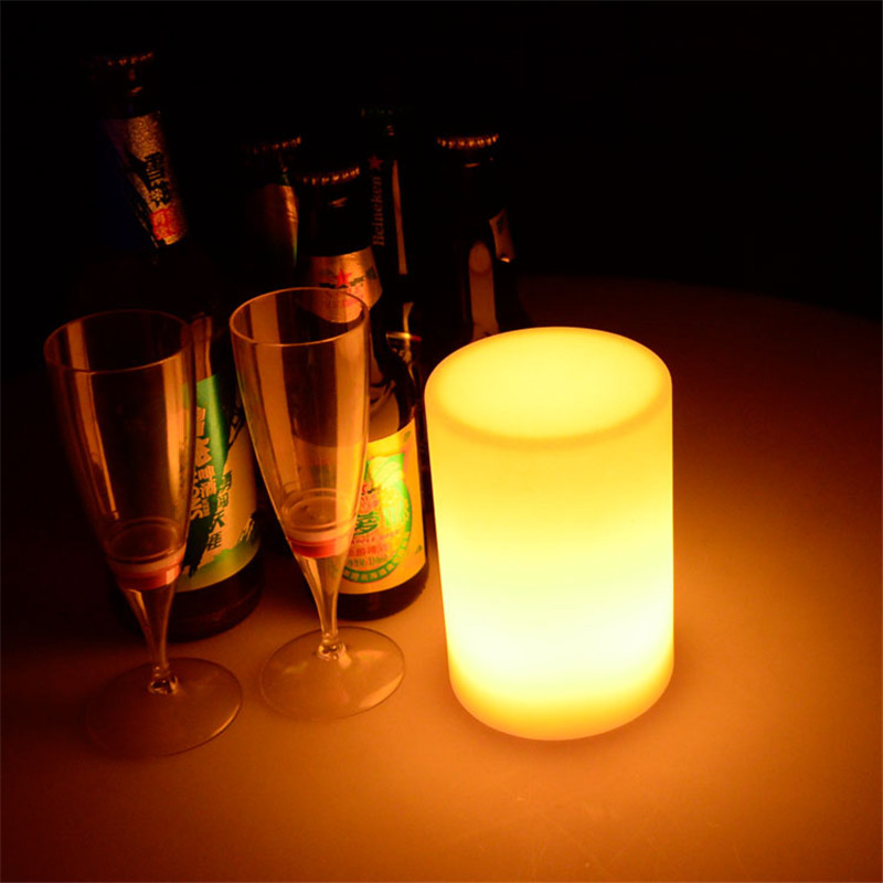 Luz de escritorio LED transfronteriza hombre lobo matando luz de atmósfera KTV luz de mesa de bar luz de escritorio portátil pequeña lámpara de escritorio cilíndrica