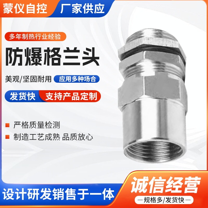 304 stainless steel explosion-proof Grand head inch G thread cable waterproof joint sealing joint marine stuffing box
