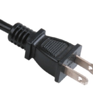 供应美国2芯插头美国极性插头美标大小片插头极性插头直插式