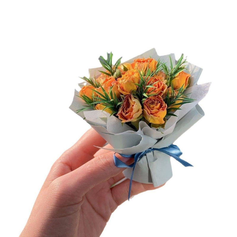 Mini pocket Bouquet of flowers rose Souvenir  Sense of ceremony Decoration automobile decorate Air outlet Aromatherapy Tanabata