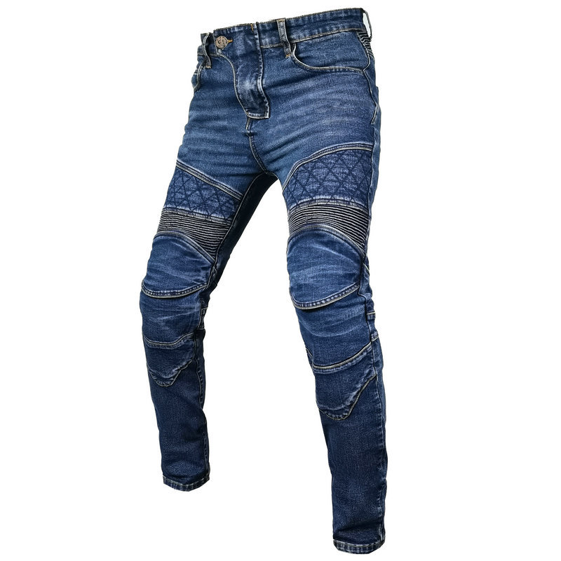 2022 nuevos pantalones vaqueros de la motocicleta de los hombres y de las mujeres Kevlar retro de pasajeros pantalones de montar Four Seasons motocicleta pantalones anti-caída