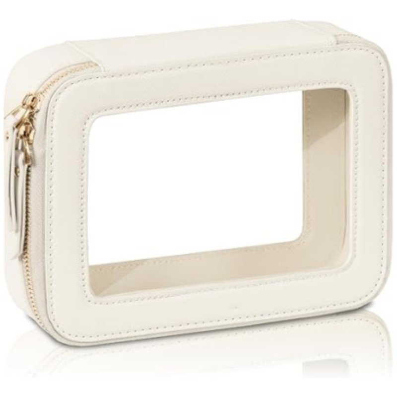 Productos en stock para ventas transfronterizas: nueva bolsa de cosméticos transparente multiusos, bolsa de aseo impermeable para viajes, estuche para productos de cuidado de la piel.