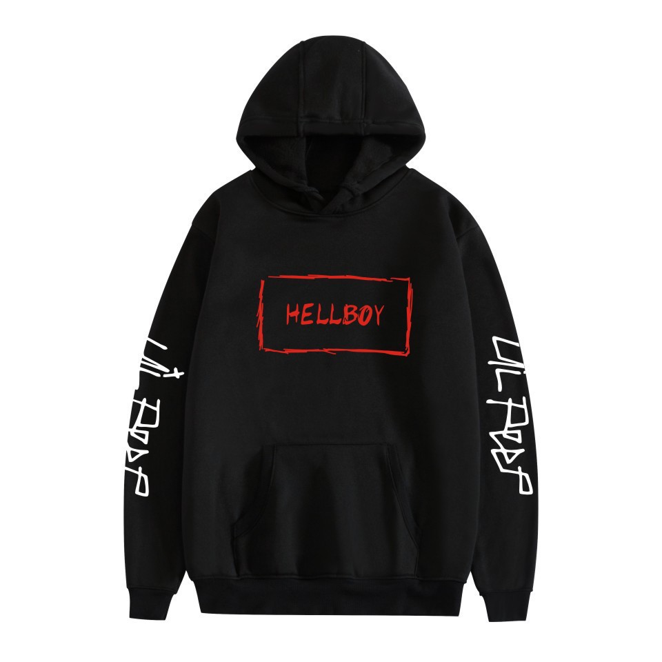 Tendencias europeas y americanas Li street con capucha suéter de cuello redondo con capucha suéter de pareja de otoño e invierno suelto casual