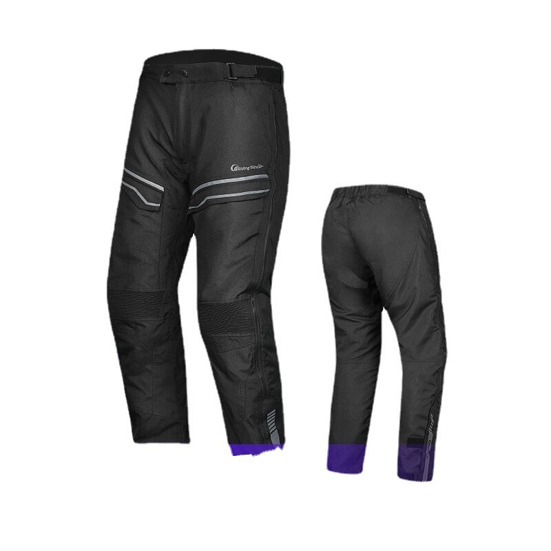 Motorcycle Windproof Pants Autumn and Winter Waterproof Warm Motorcycle Cycling Pants Men's Warm Equipment Windproof Quick-Release Pants