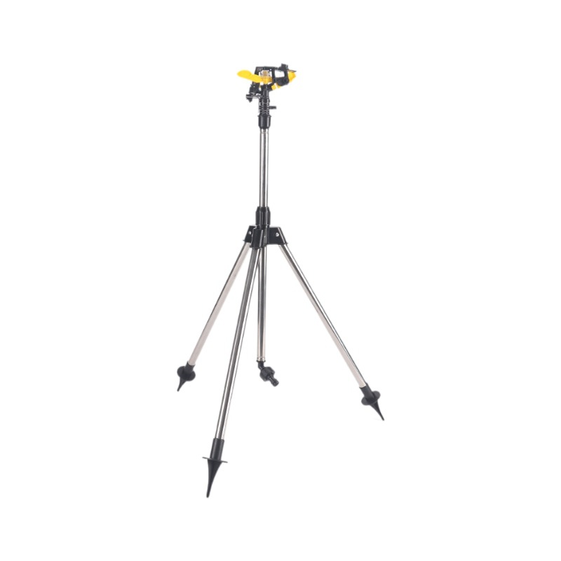 Plástico ajustable rociador de brazo oscilante trípode horticultura riego jardín riego por pulverización artefacto jardín conjunto de riego por pulverización agrícola