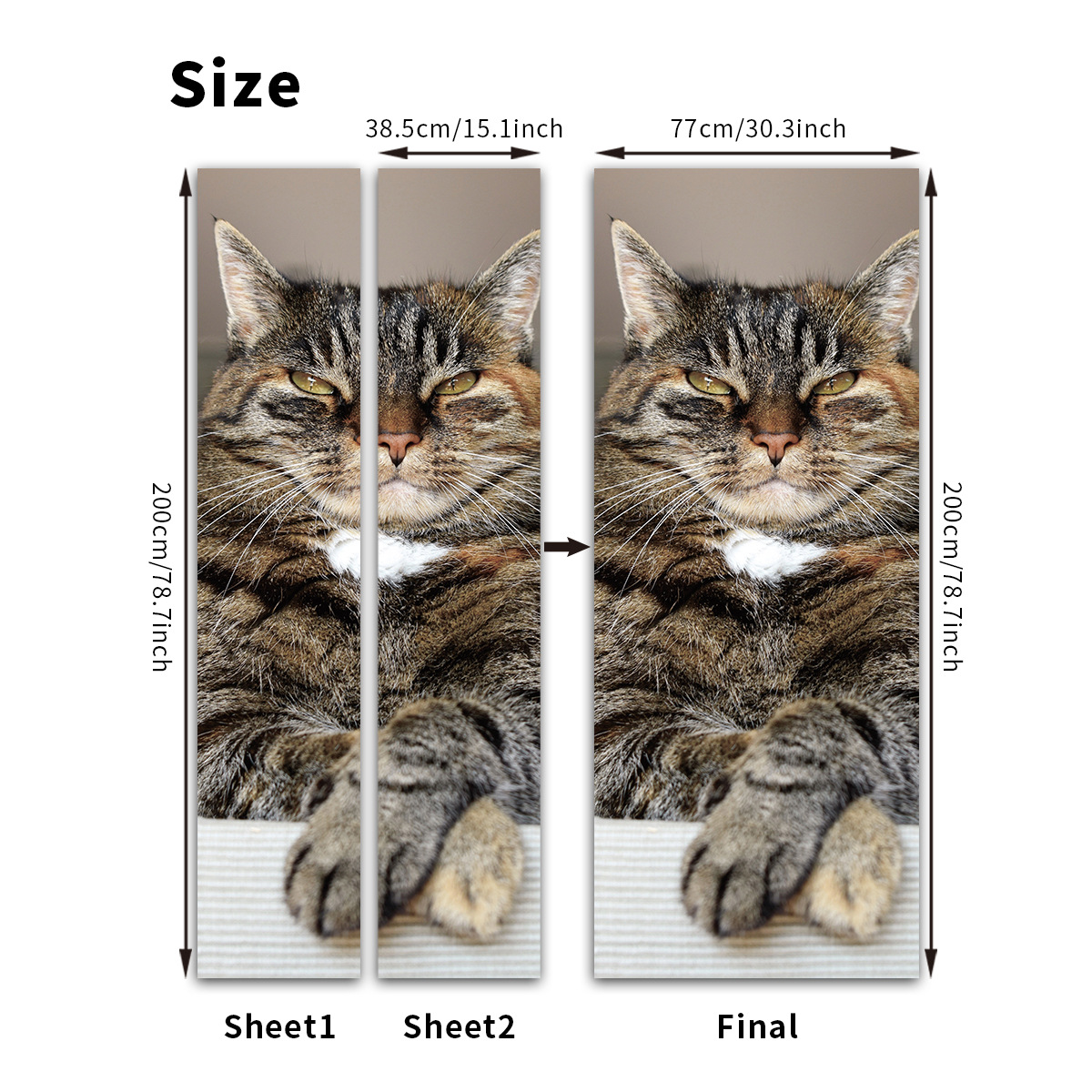 Pegatinas para puertas 3D respetuosas con el medio ambiente, autoadhesivos, fabricantes de origen al por mayor, patrones populares transfronterizos de alta definición, adhesivos para puertas impermeables, a prueba de aceite y antiincrustantes