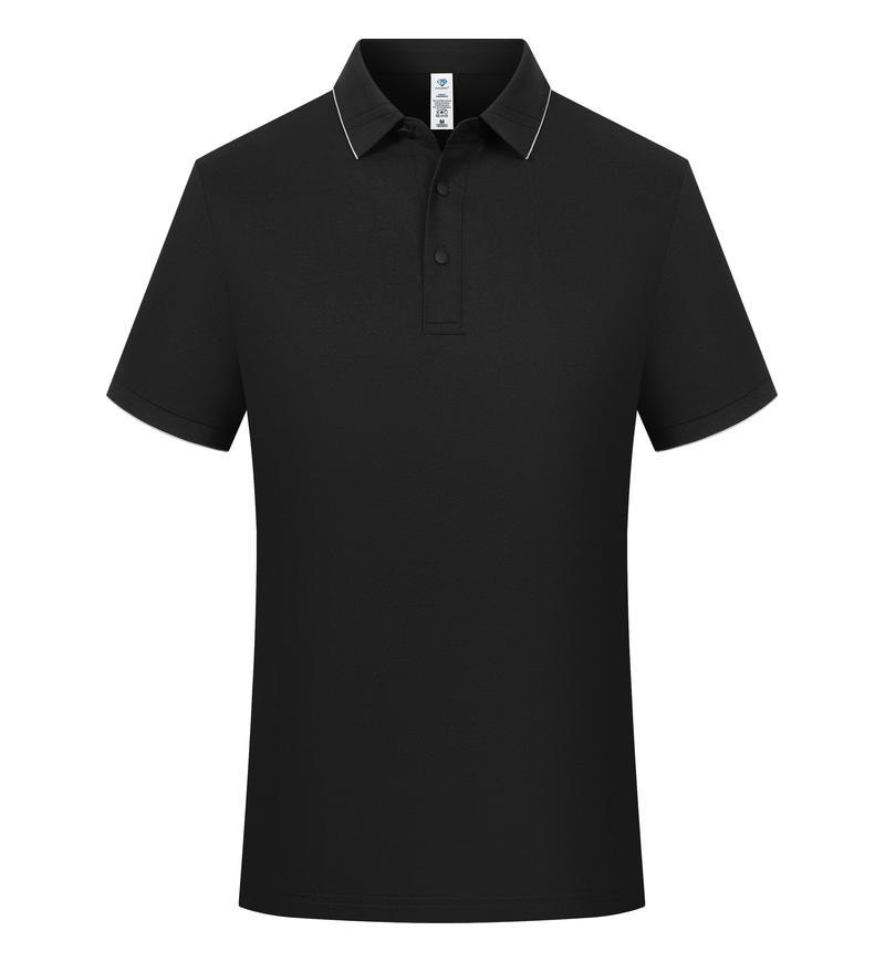 Camiseta de trabajo de tamaño grande impresa logotipo grupo transfronterizo herramientas de cuello pequeño chaqueta de polo de manga corta