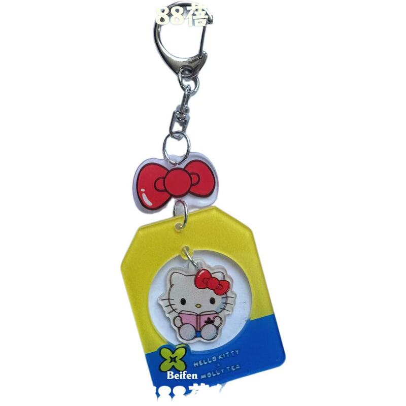 新しいアクリルペンダントキティ猫キーホルダー小さなペンダント甘くてかわいい漫画スクールバッグペンダント女の子のための|undefined