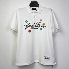 现货 GOODBRAND 立体刺绣标语轻奢时尚高级感短袖Polo衫 男女同款
