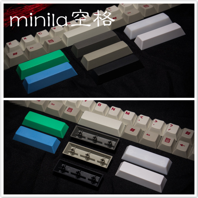 Enjoy Pbt Unengraved Black Widow 6X Filco Minila Mechanical Keyboard Space Keycap in Stock 8 Colors