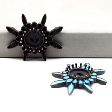 W60872ͭ�ŷ���Ʒdiy�ֹ���������ɫͷ�η��ڲ������23*26mm
